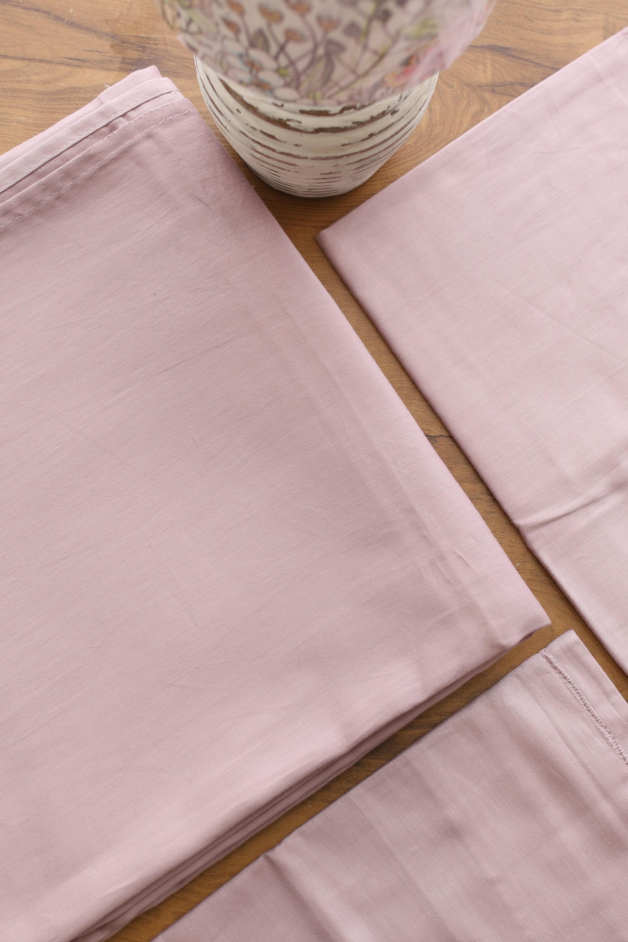 Bedsheets - Satin solid plain colour bedsheets