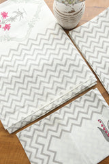 Bedsheets - King handblock veg print bedsheets