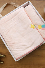 Premium embroidery towel set - set of 2