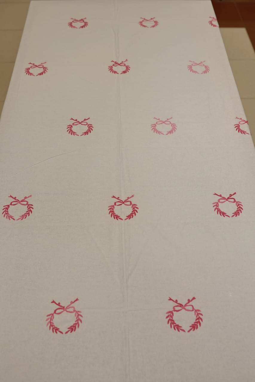 Table cloth -6 seater Hand embroidered