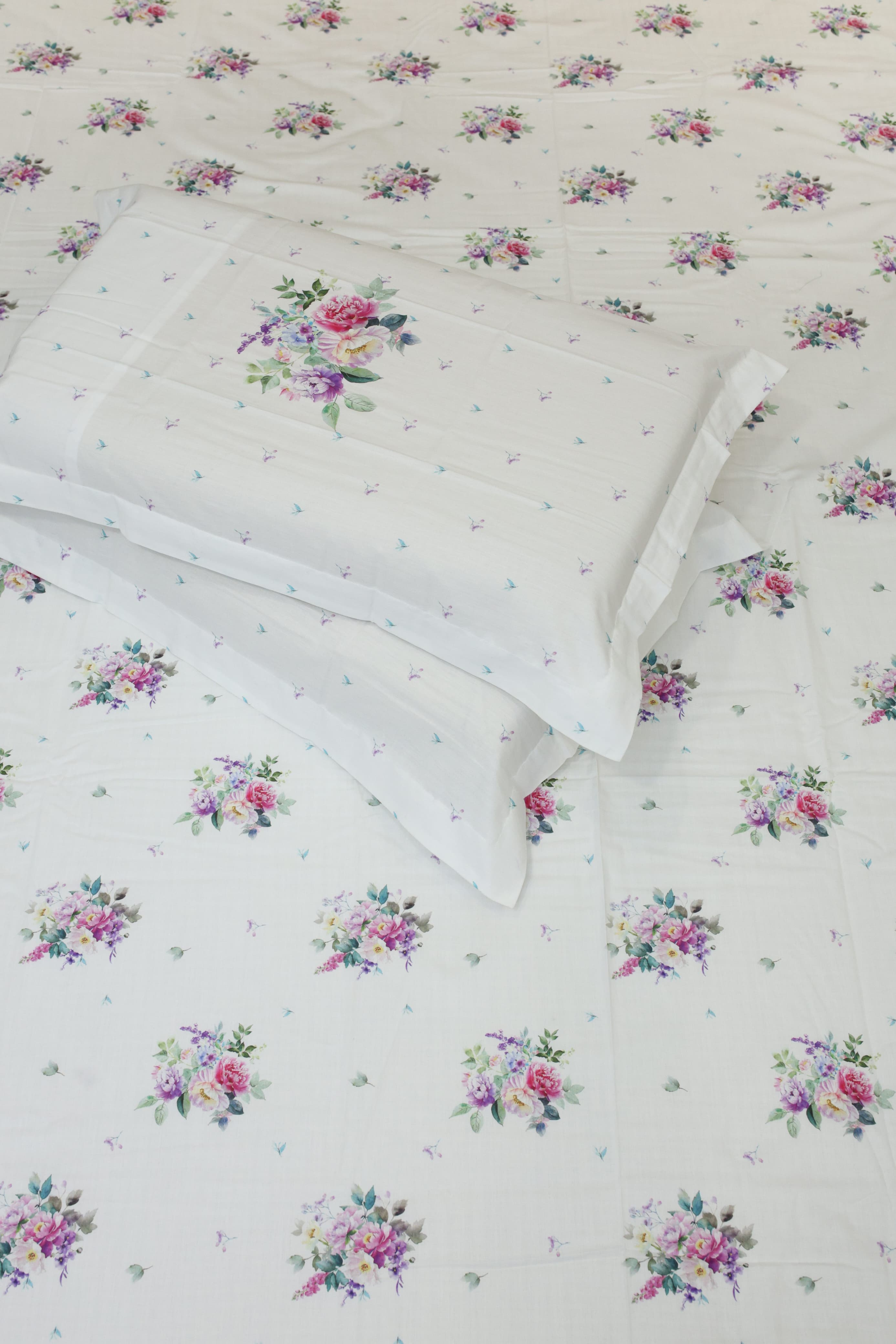 Bedsheets - King premium soft cotton bedsheet Digital Print DD   VATIKA