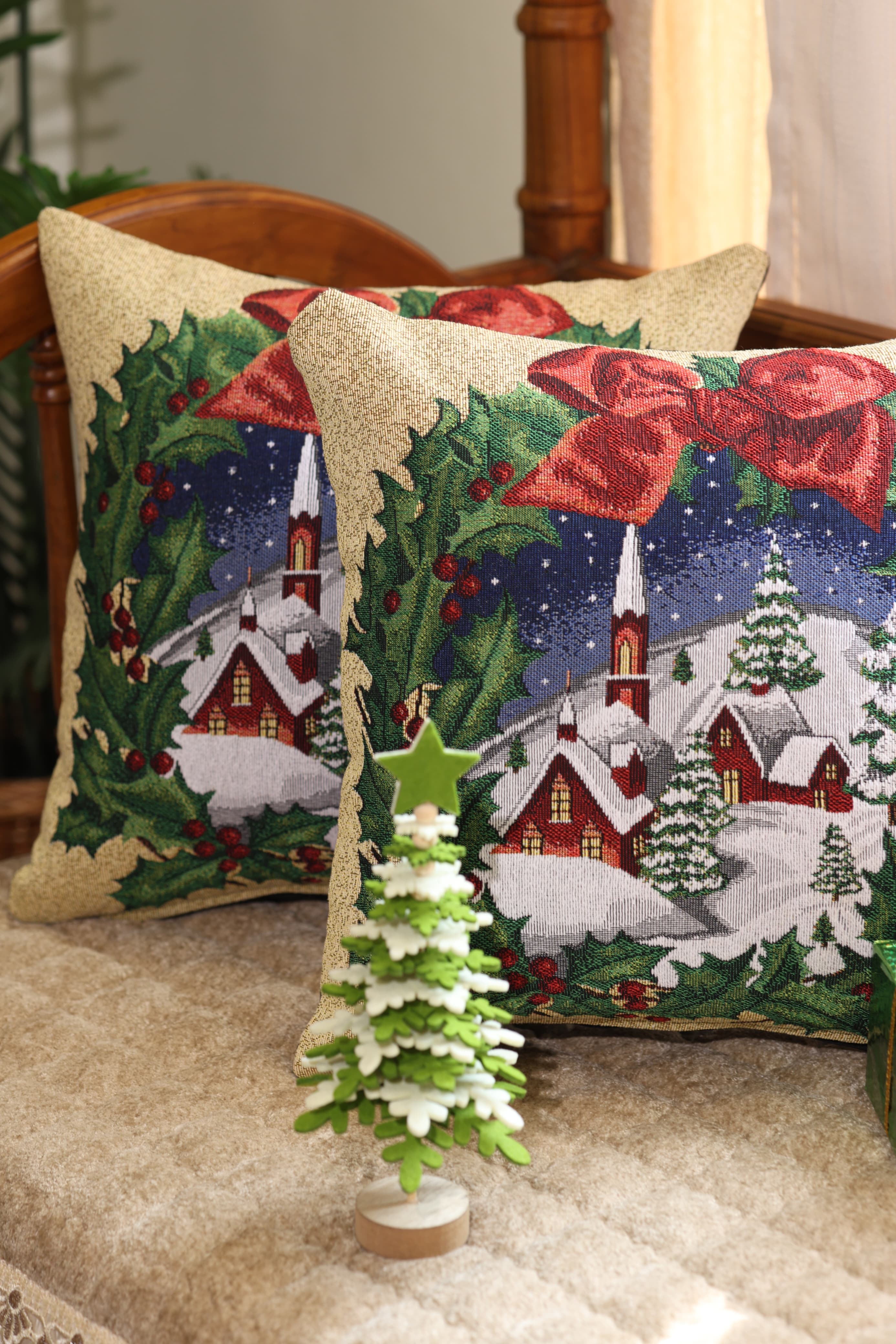 Cushion covers - Xmas edition jacuard