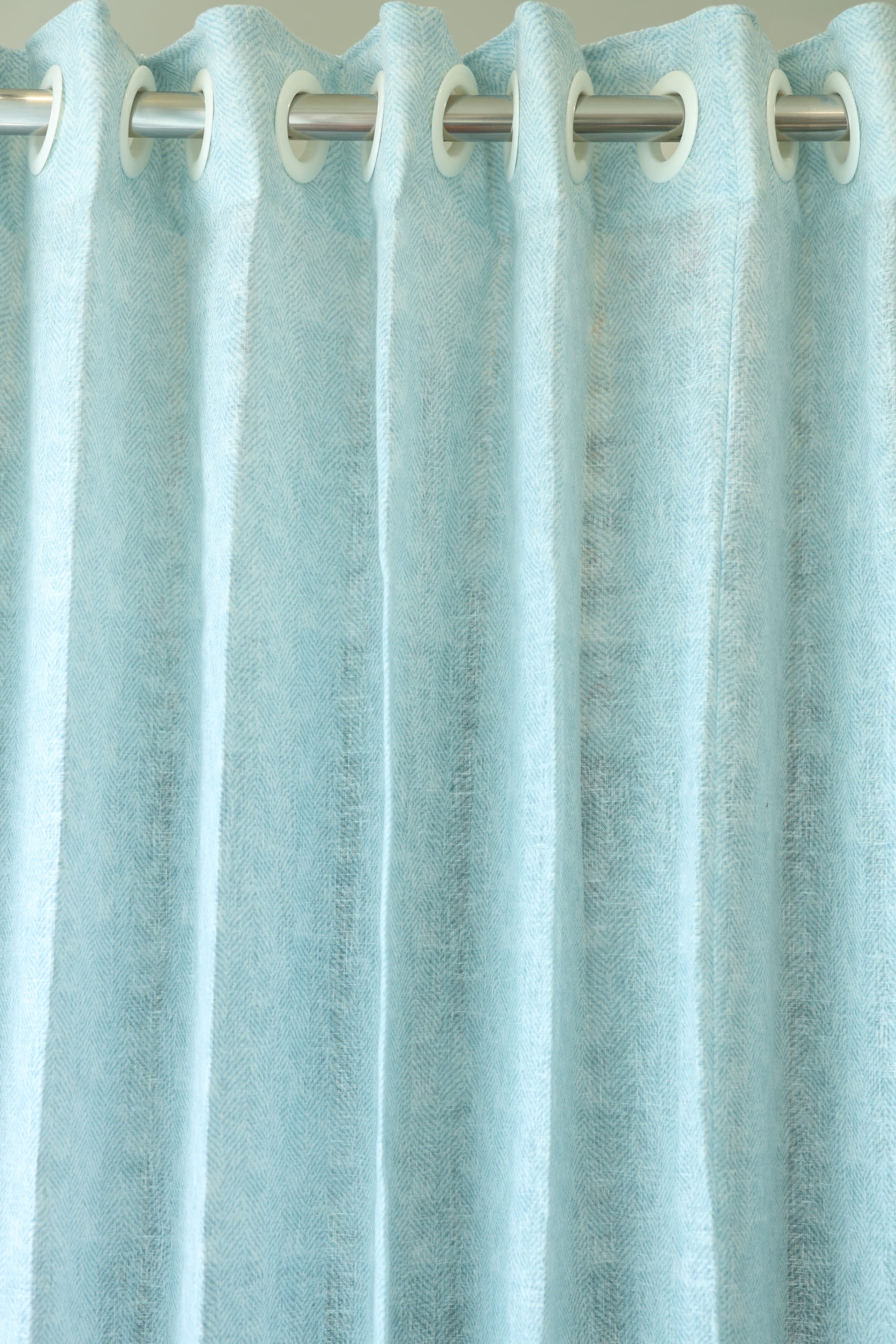 Amethyst Sheer Curtain – Semi Transparent Herringbone print