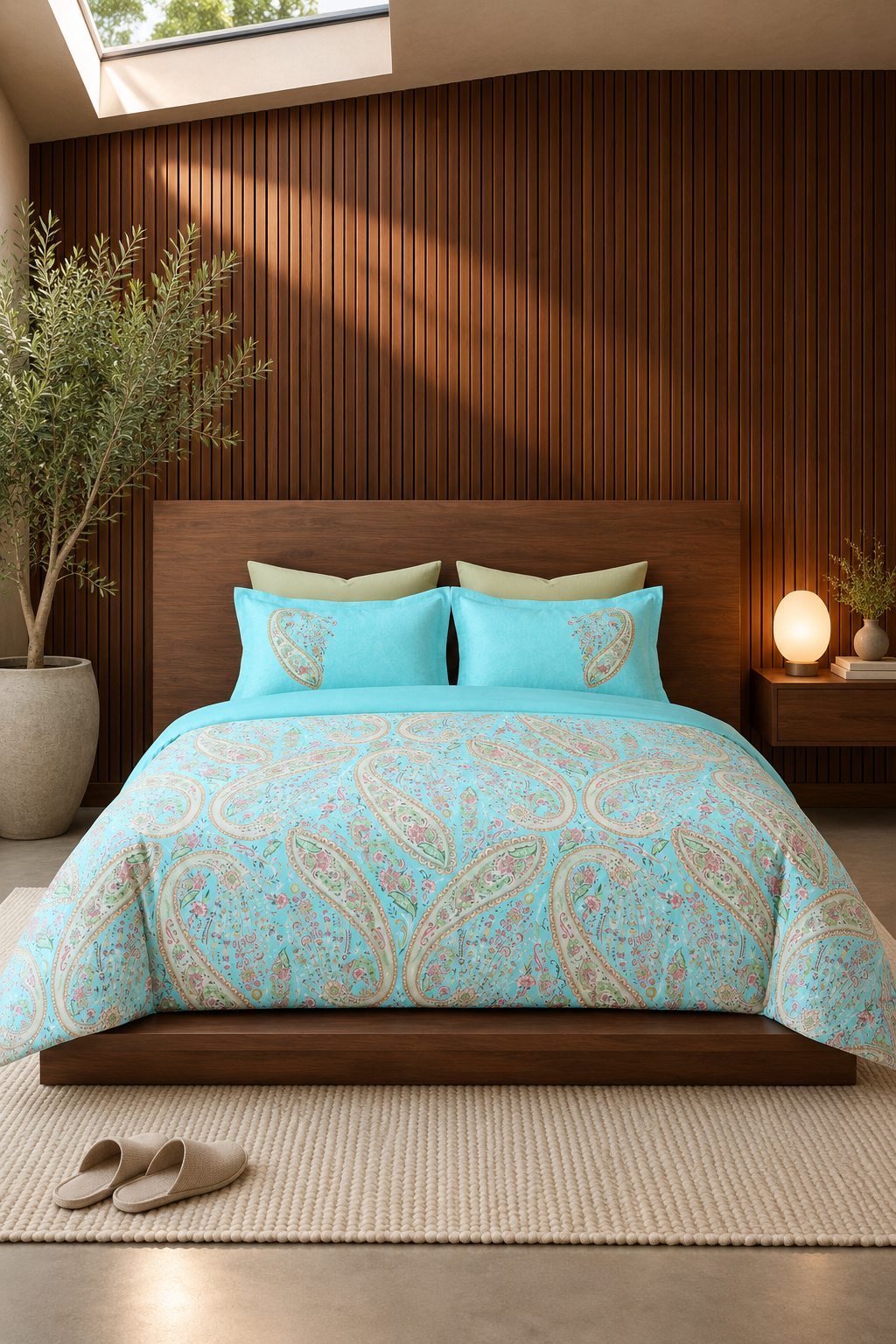 Bedsheets - King premium soft cotton bedsheet Digital Print DD (elemental)