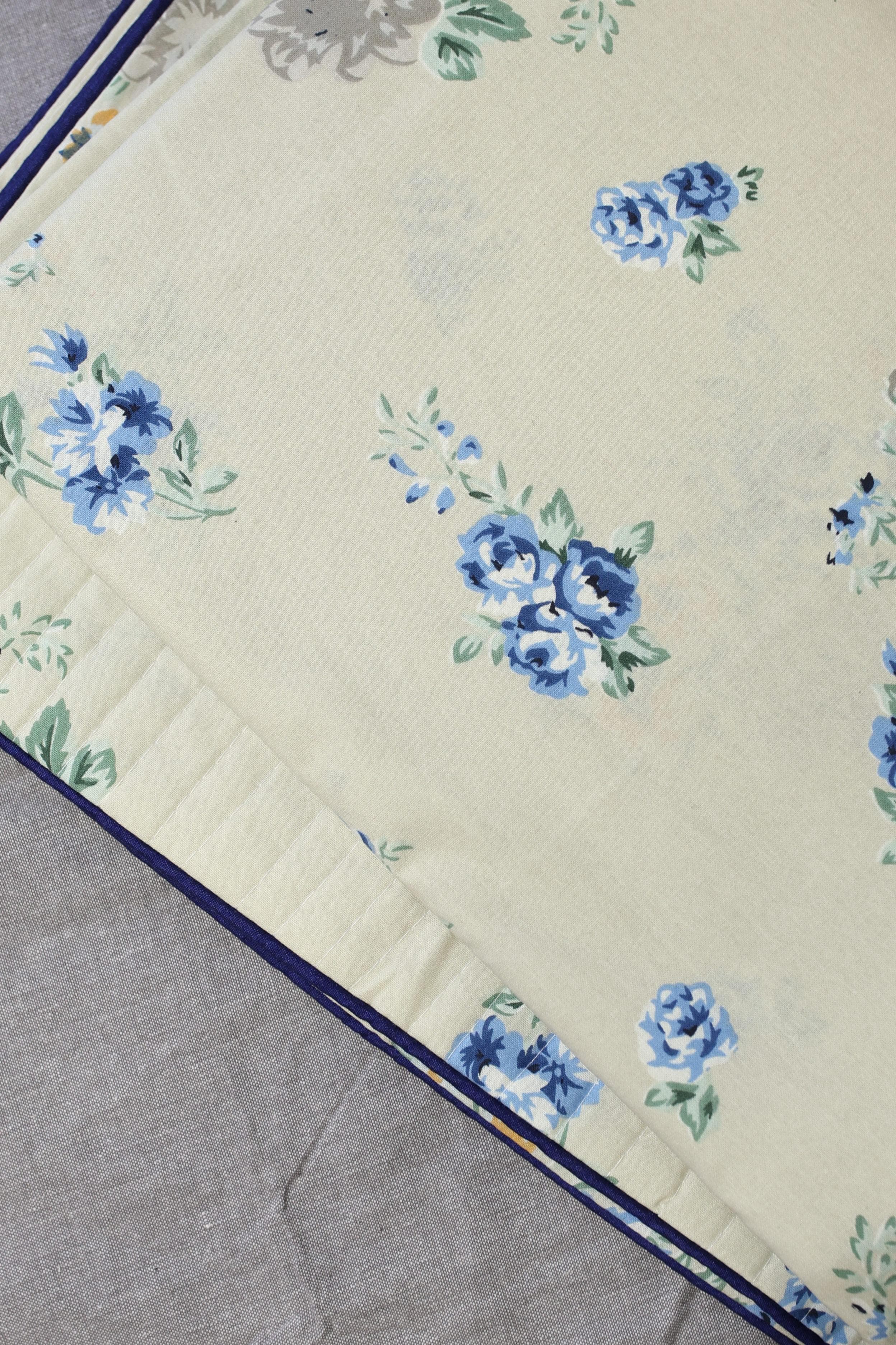 Bedsheets - King anokhi Quilted pillow cover bedsheets pastel exc