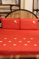 Bedsheets - King Premium Machine embroidery bedsheets MEK