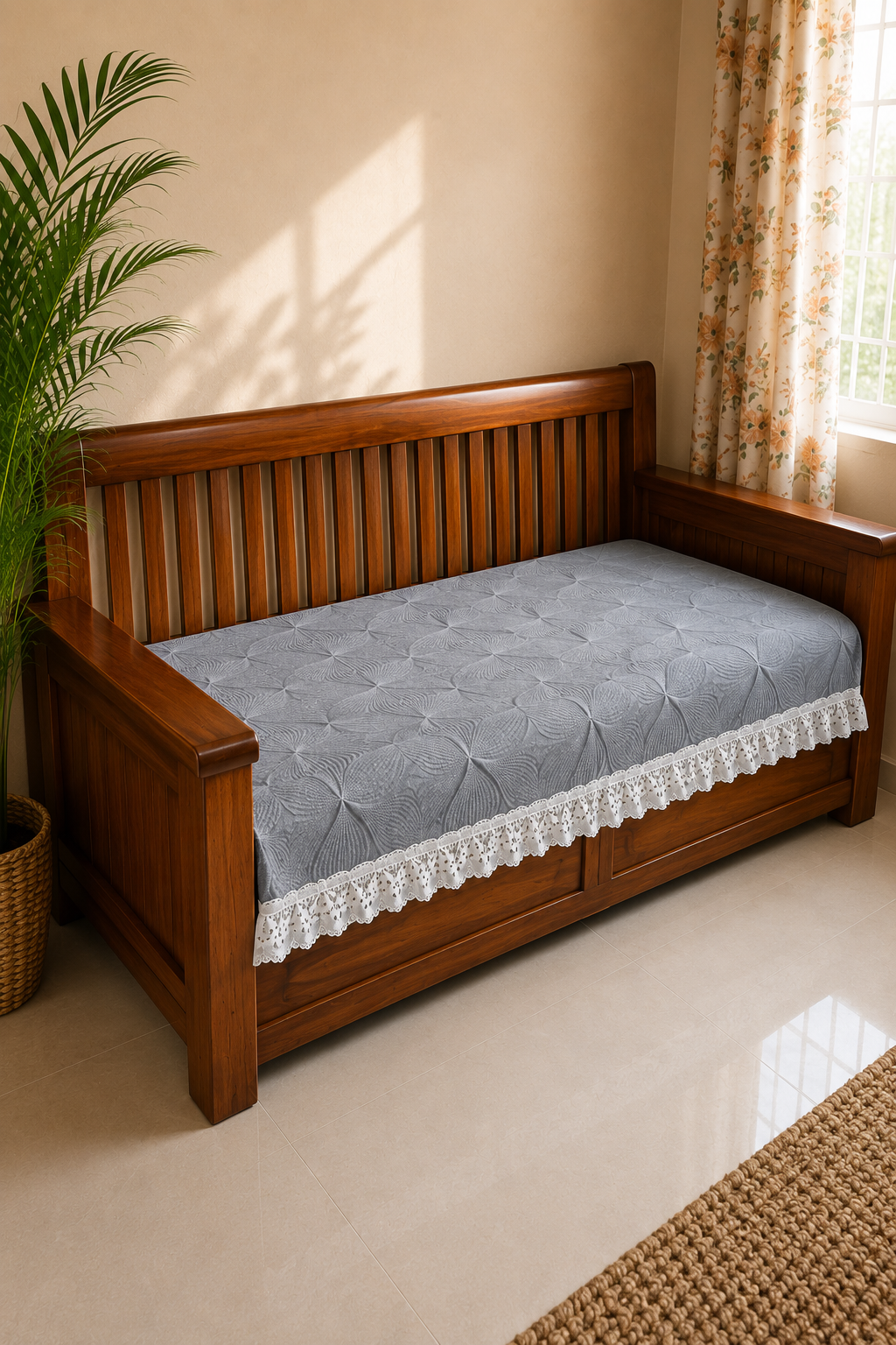 Sofa protector -  description (Colour : Light Grey)