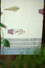 Handblock waffle towel