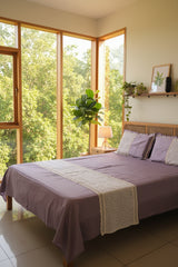 Bedsheets - Premium designer king bedsheets dd lace