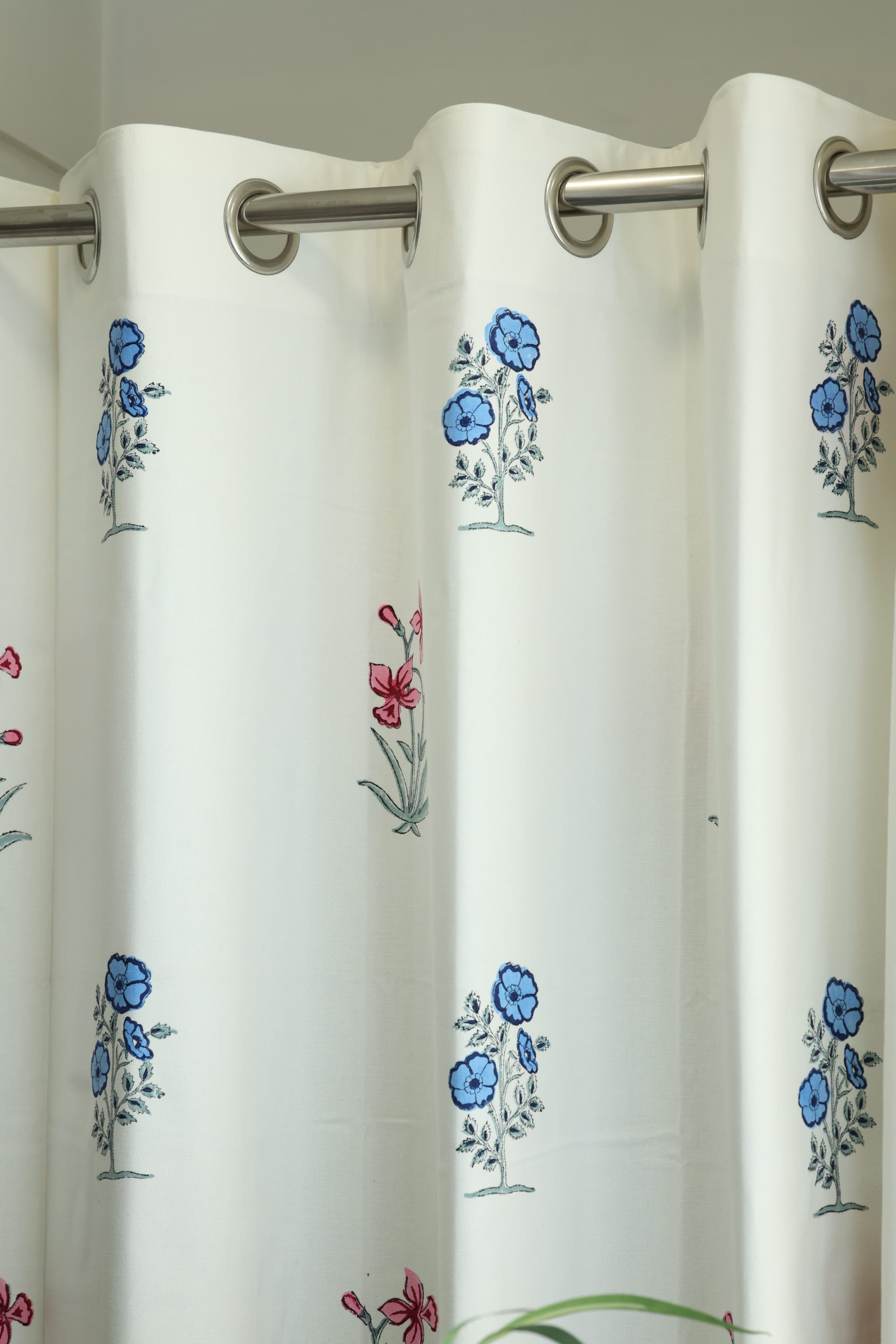 Curtains - Handblock printed curtains base
