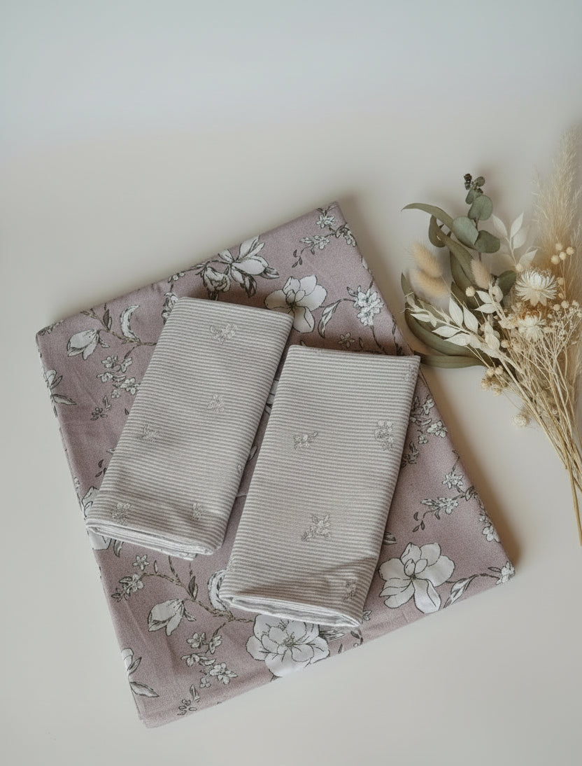 King English Floral Bedsheet