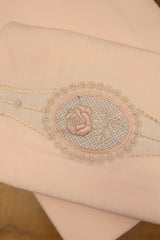 Bedsheets - Queen Premium Embroidery Bedsheet – Blush Rose Solid