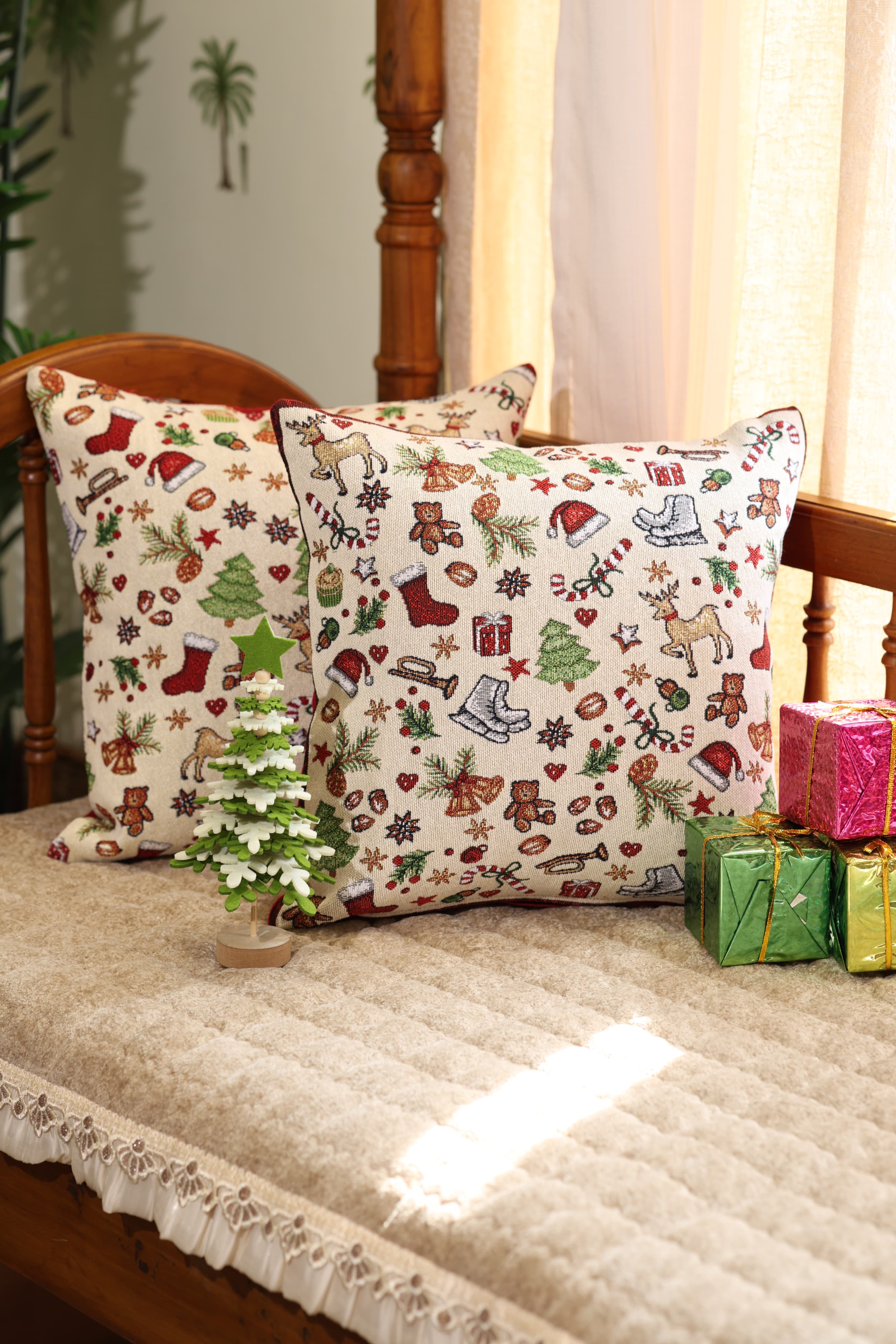 Cushion covers - Xmas edition jacuard