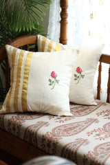 Onam cushion :cross stitch embroidery