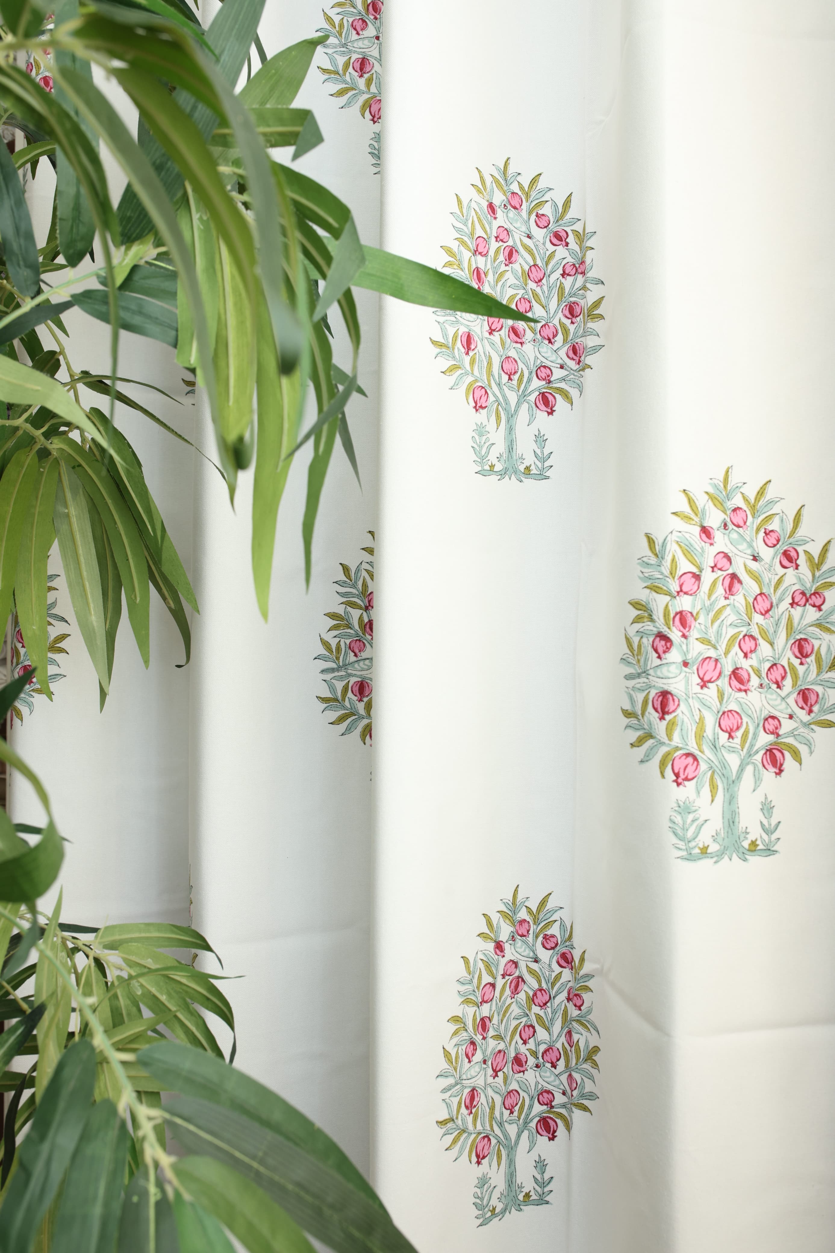 Curtains - Handblock printed curtains base