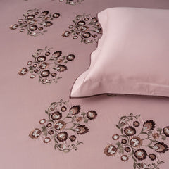Bedsheets-Premium machine embroidered bedsheets