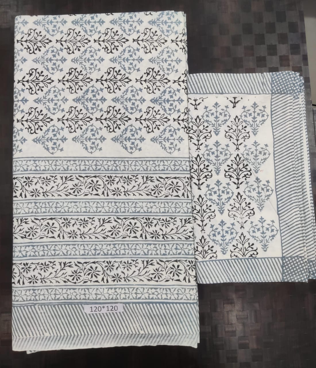 Bedsheets:Super king Handblock bedsheets