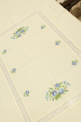 Table cloths - 6 seater cross stitch embroidery