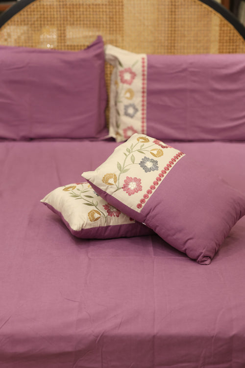 Full bedding set - King Premium embroidery 5 pcs set