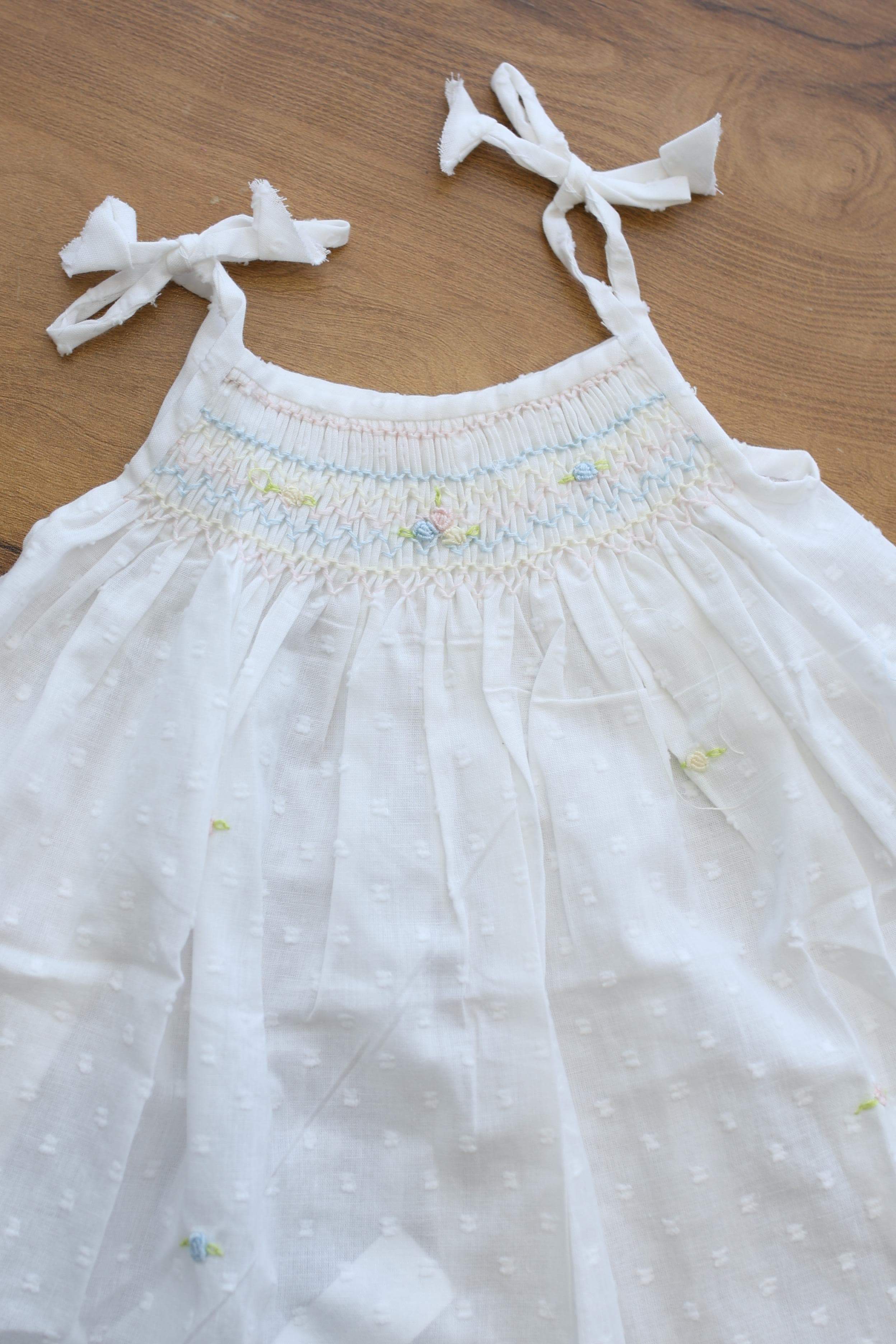 Kids smocked dress 3-6 month