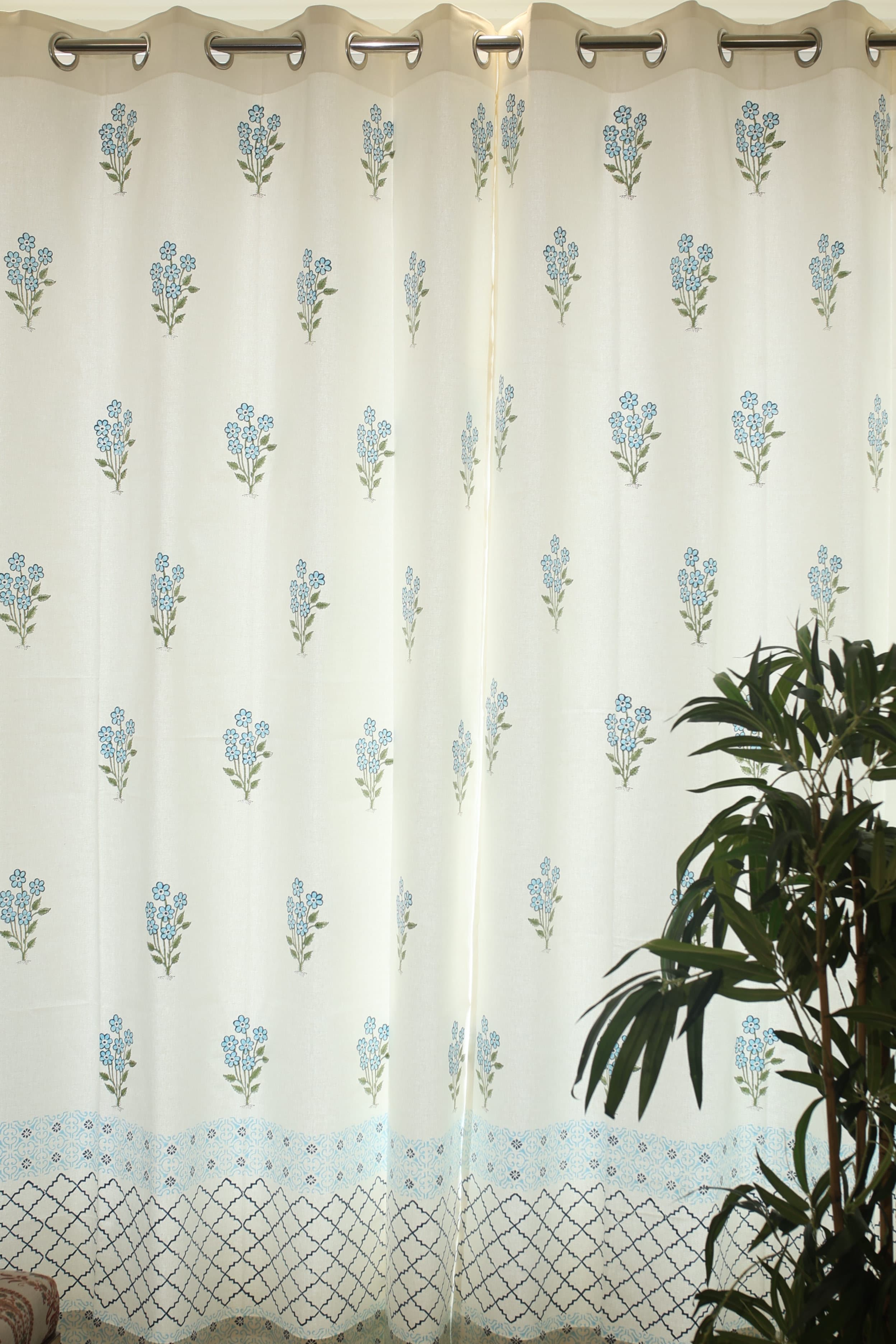 Curtains - Handblock printed curtains