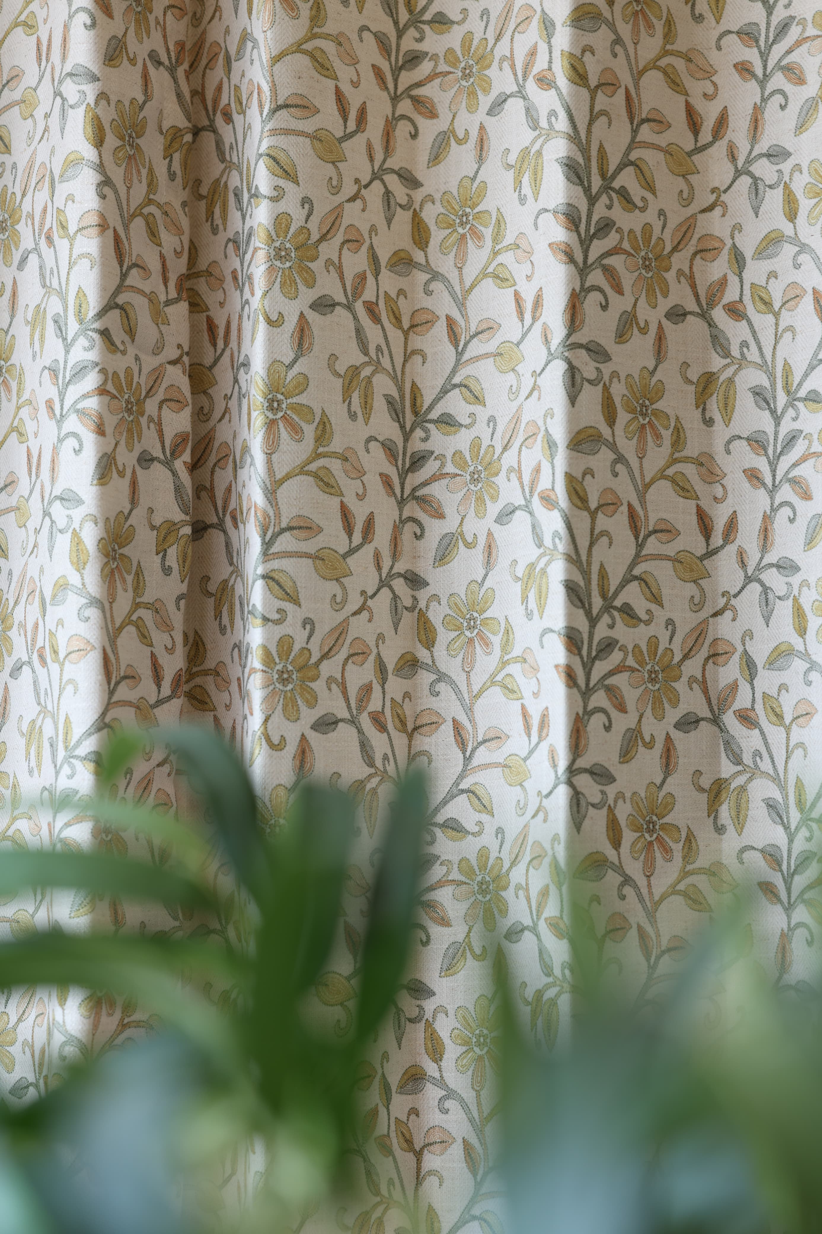 Curtains - Premium kantha print floral opaque curtains prebooking