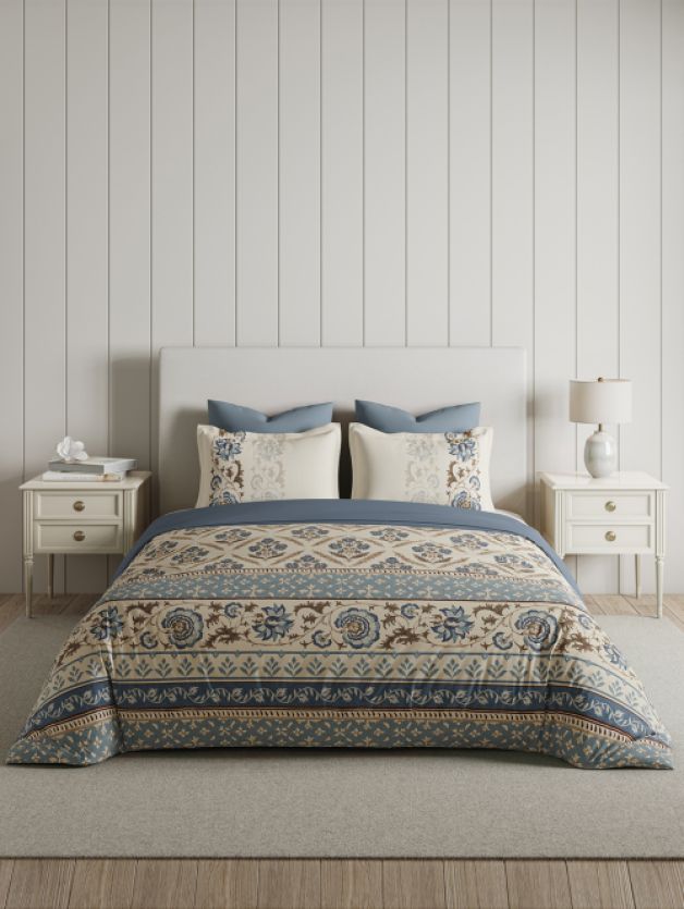 Bedsheets - Queen premium soft cotton bedsheet Digital print DD (mem)