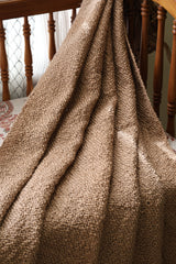 Textured Woven Cotton Sofa Throw