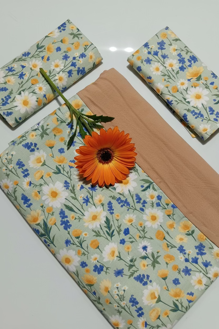 Bedsheets-Queen daily use border bedsheets