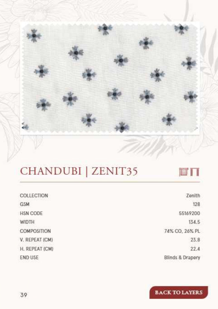 Curtains-Premium Embroidery sheer curtains chandubi