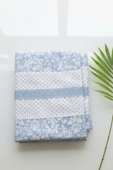 Bedsheets - Queen premium designer Printed lace bedsheet rotary