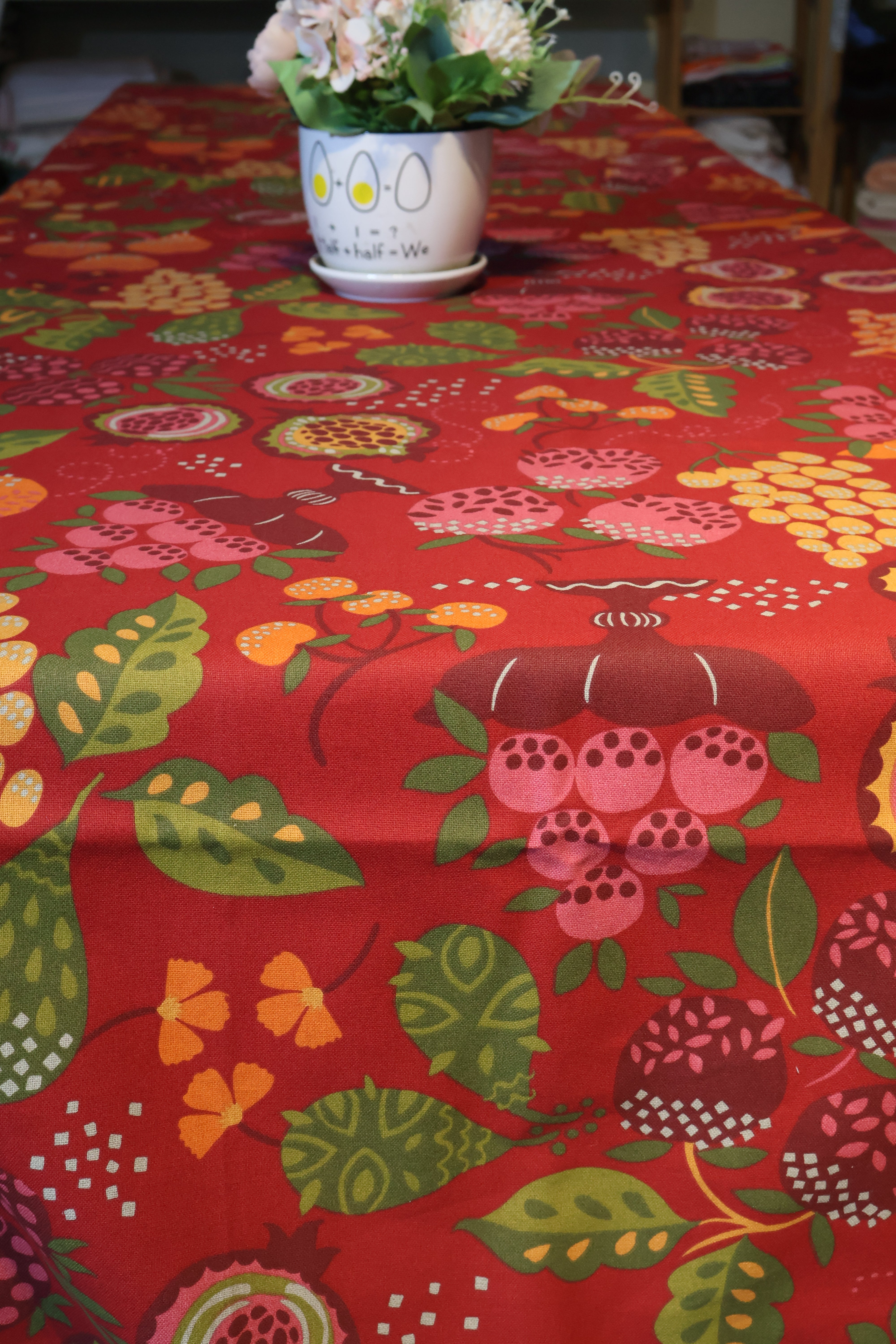Table cloth - 6 seater(152cm * 228cm) Xmas Edition