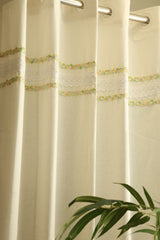 Embroidery Opaque Curtain Rainbow