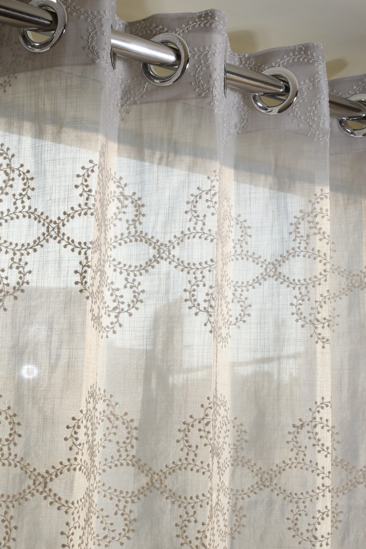 Curtains - Premium Embroidery sheer curtains tamhini prebooking zinnia