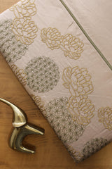 Bedsheets - Premium King Machine embroidery Soft cotton bedsheets