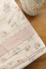 Bedsheets - Premium King cotton lace bedsheets majestic