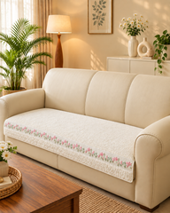 Sofa protector ( meter per) description embroidery