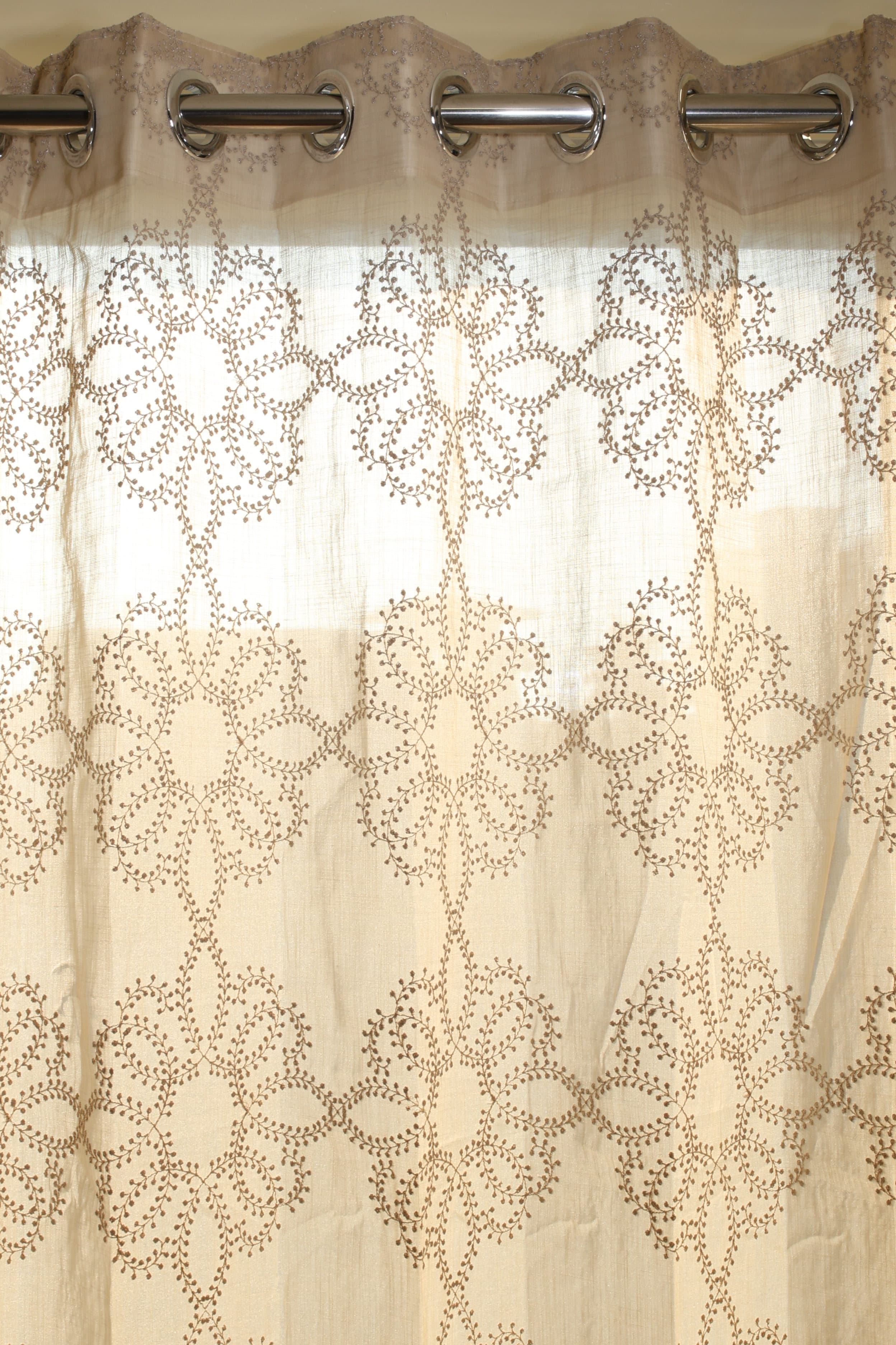 Curtains - Premium Embroidery sheer curtains tamhini prebooking zinnia