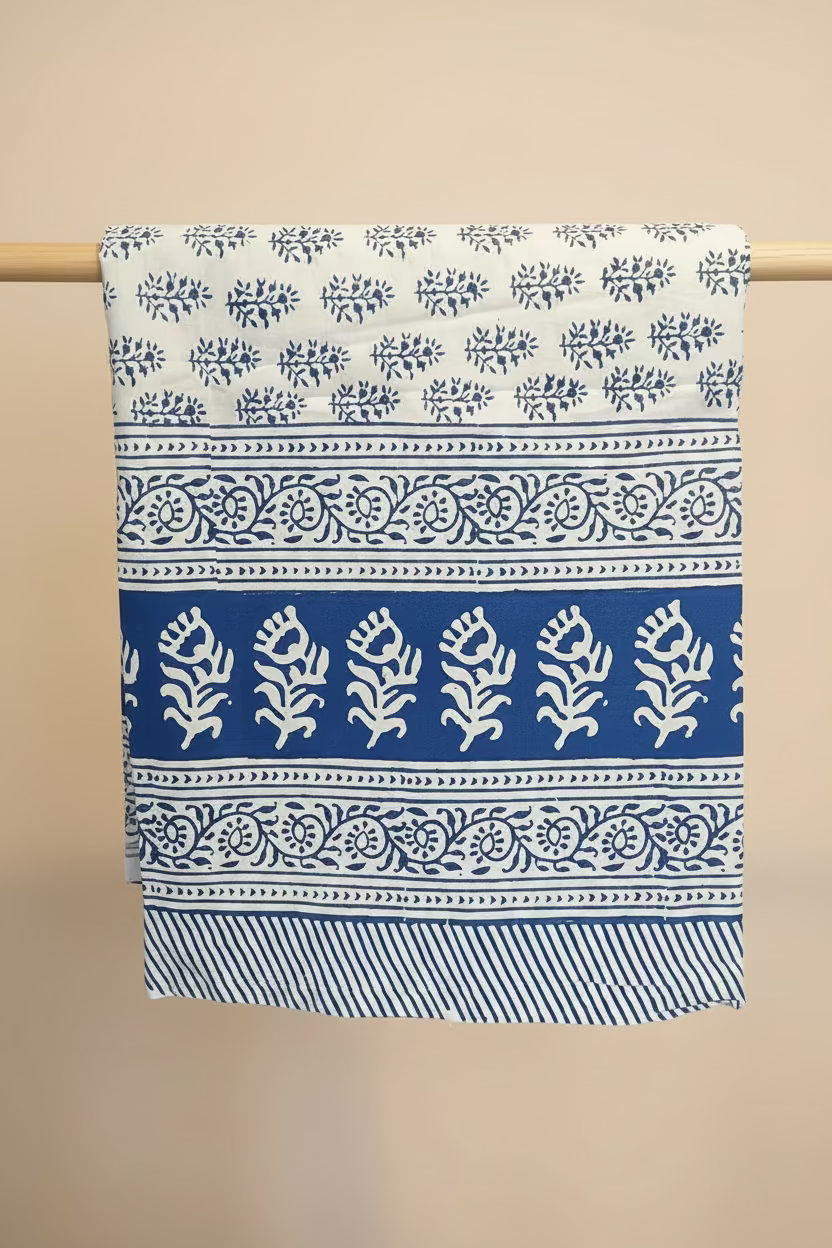 Bedsheets -  Super King Handblock cotton bedsheets