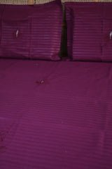 Queen Size Premium Machine Embroidery Bedsheet Set with 2 Pillow Covers (90x100)