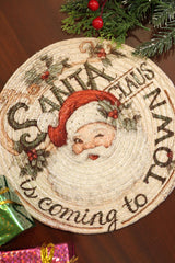 Santa Claus Printed Coaster