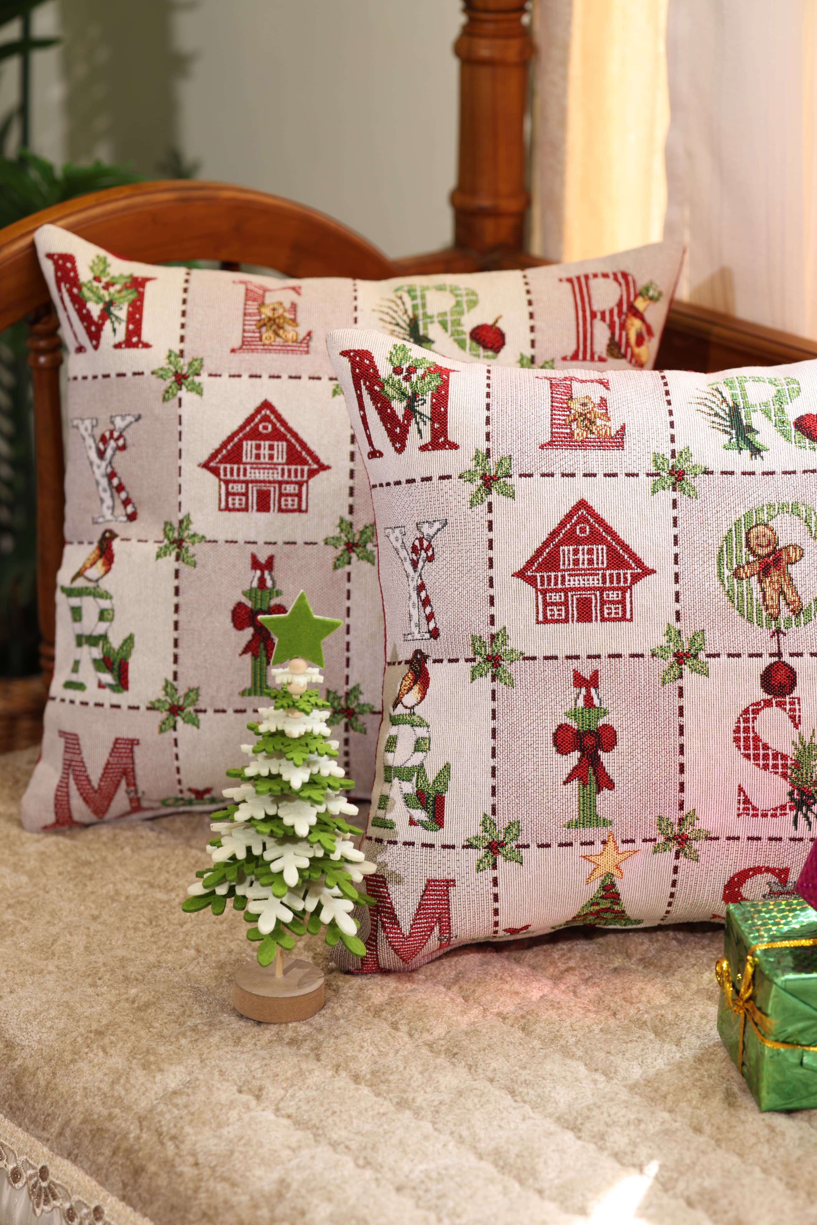 Cushion covers - Xmas edition jacuard