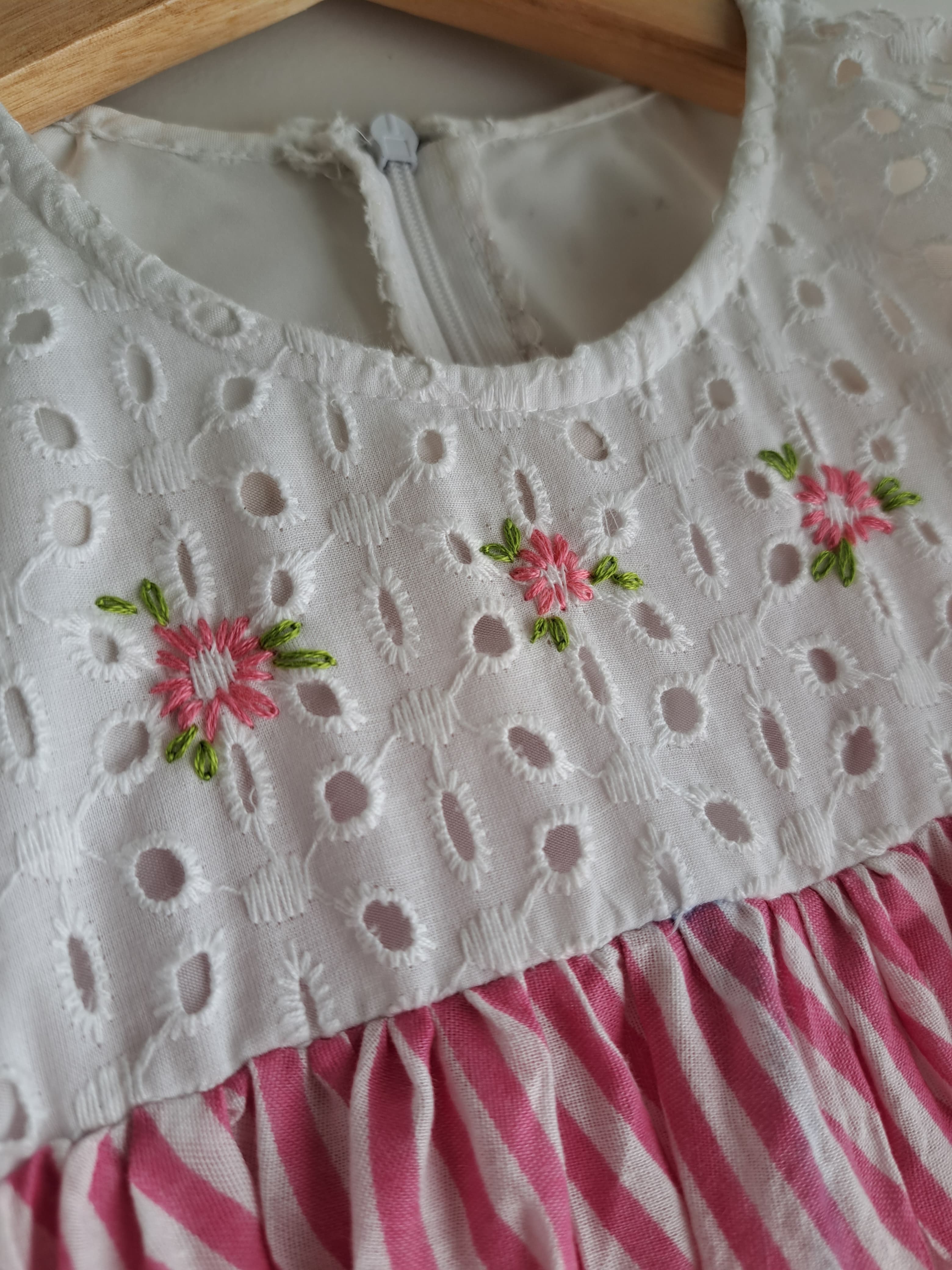 Kids dress-The primerose Pink Check dress