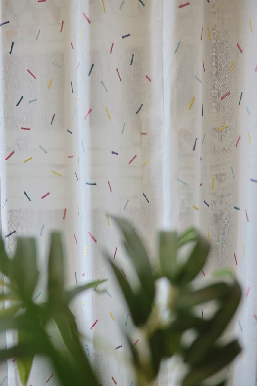 Curtains -Premium embroidered sheet curtain