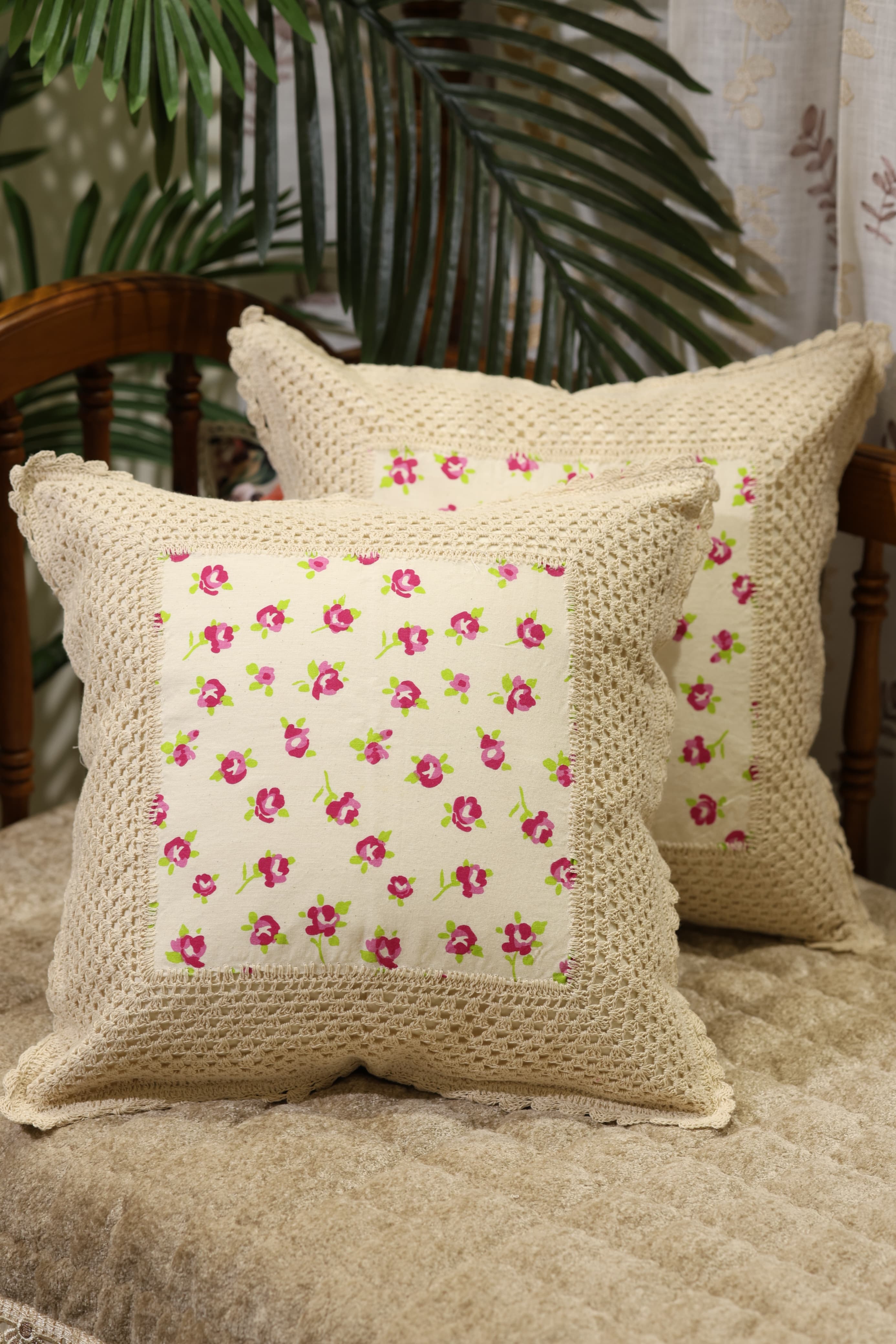 Cushion covers - crochet cushion covers Size :16*16 inches