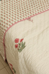 Premium Cotton handblock Print Double Quilt