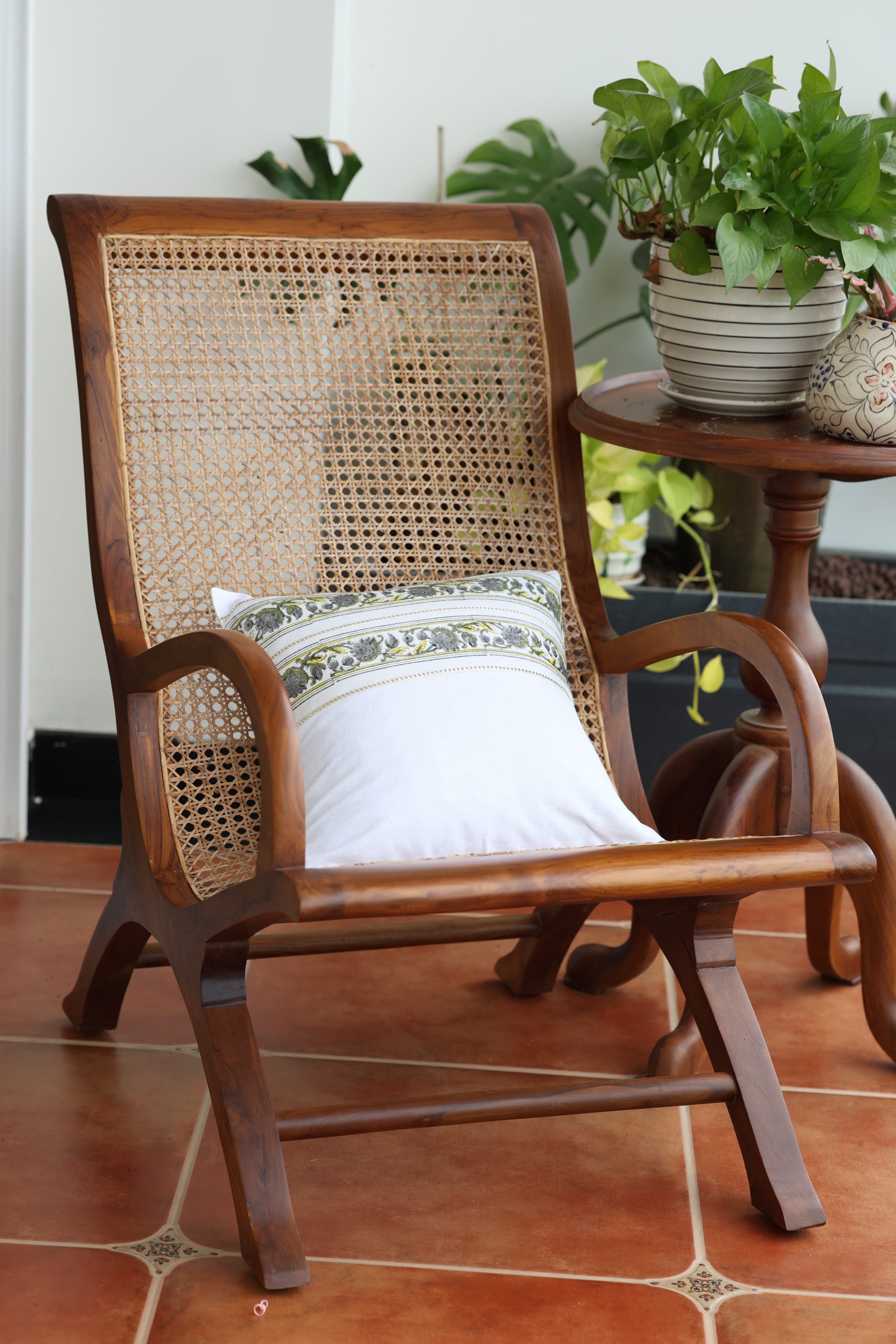 Onam Handblock Cushion Covers - 16*16 inches