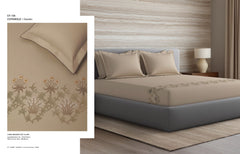Bedsheets - King Premium machine embroidery bedsheets Sansaar : Saembro
