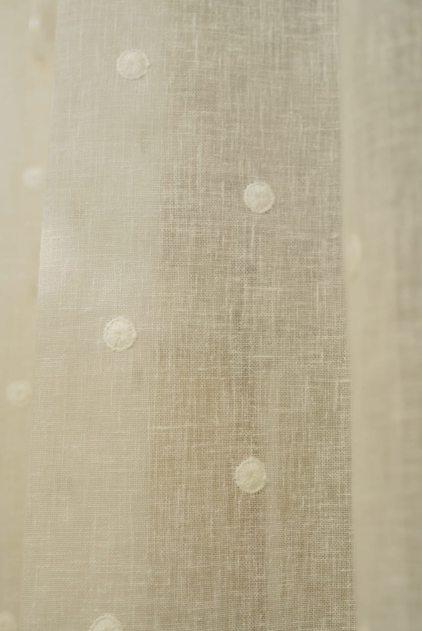 Curtains -Premium embroidered sheer curtain