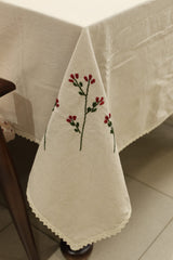 Table cloths - 6 seater embroidery